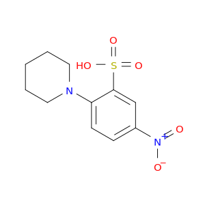 Benzenesulfonic acid, 5-nitro-2-(1-piperidinyl)-