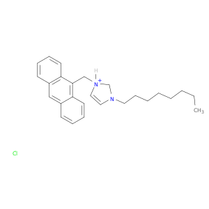1H-Imidazolium, 1-(9-anthracenylmethyl)-3-octyl-, chloride