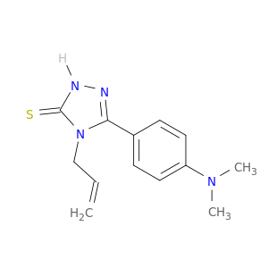 4-烯丙基-5-[4-(二甲基氨基)苯基]-4H-1,2,4-噻唑-3-硫醇