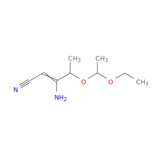 2-Pentenenitrile, 3-amino-4-(1-ethoxyethoxy)-