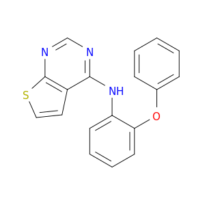 Thieno[2,3-d]pyrimidin-4-amine, N-(2-phenoxyphenyl)-