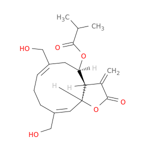 丙酸,2-甲基-(3ar,4s,6z,10z,11ar)-2,3,3a,4,5,8,9,11a-octaHydro-6,10-双(羟甲基)-3-亚甲基-2-氧-4-基酯