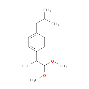 Benzene, 1-(2,2-dimethoxy-1-methylethyl)-4-(2-methylpropyl)-