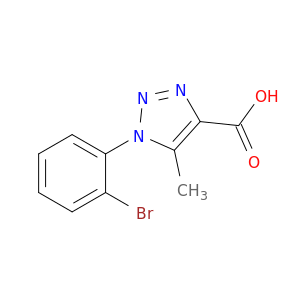 1-(2-溴苯基)-5-甲基-1H-1,2,3-三唑-4-羧酸