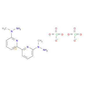 Copper(2+), [6,6'-bis(1-methylhydrazino)-2,2'-bipyridine]-, diperchlorate