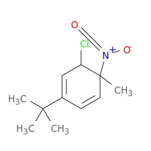 1,3-Cyclohexadiene, 6-chloro-2-(1,1-dimethylethyl)-5-methyl-5-nitro-