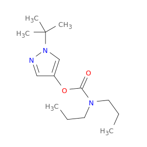 Carbamic acid, dipropyl-, 1-(1,1-dimethylethyl)-1H-pyrazol-4-yl ester