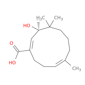 1,8-Cycloundecadiene-1-carboxylicacid, 3-hydroxy-4,4,8-trimethyl-, (1E,3R,8E)-