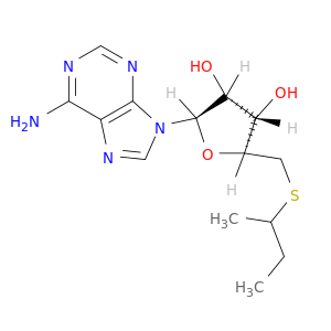 Adenosine, 5'-S-(1-methylpropyl)-5'-thio-