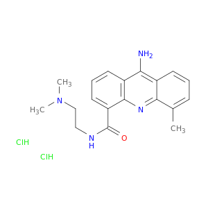4-Acridinecarboxamide,9-amino-N-[2-(dimethylamino)ethyl]-5-methyl-, hydrochloride (1:2)