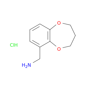 (3,4-二氢-2H-苯并[b][1,4]二氧杂环庚烷-6-基)甲烷胺盐酸盐