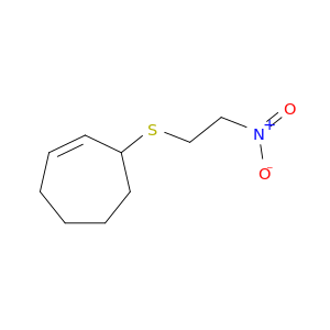 Cycloheptene, 3-[(2-nitroethyl)thio]-