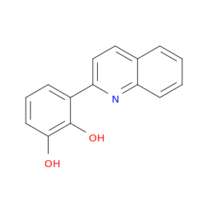 1,2-Benzenediol, 3-(2-quinolinyl)-