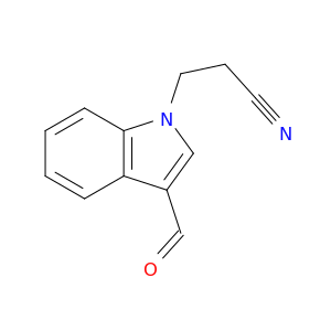 3-(3-Formyl-1H-indol-1-yl)propanenitrile