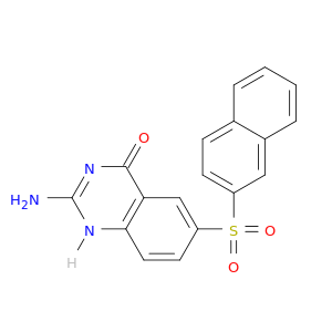 4(1H)-Quinazolinone, 2-amino-6-(2-naphthalenylsulfonyl)-