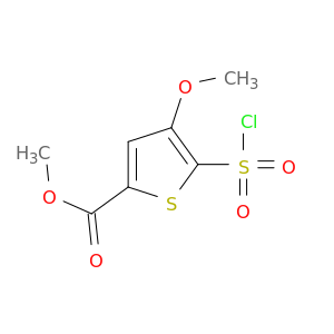 2-噻吩羧酸,5-(氯磺酰基)-4-甲氧基-,甲酯