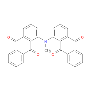 9,10-Anthracenedione, 1,1'-(methylimino)bis-