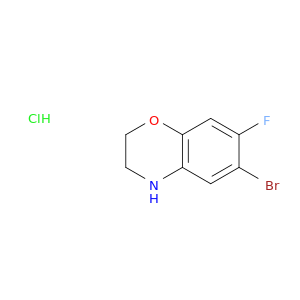 6-Bromo-7-fluoro-3,4-dihydro-2H-1,4-benzoxazine hydrochloride