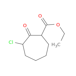 Cycloheptanecarboxylic acid, 3-chloro-2-oxo-, ethyl ester