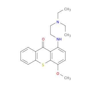 thioxanthen-9-one, 1-[[2-(diethylamino)ethyl]amino]-4-methoxy-
