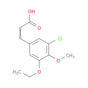 3-(3-氯-5-乙氧基-4-甲氧基苯基)-2-丙酸