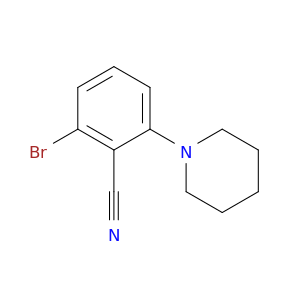 2-Bromo-6-piperidinobenzonitrile