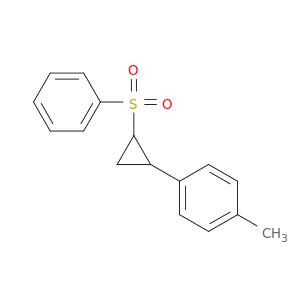 1-methyl-4-[2-(phenylsulfonyl)cyclopropyl]benzene