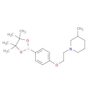 4-(2-(3-甲基哌啶-1-基)乙氧基)苯硼酸频那醇酯