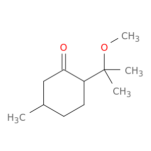 Cyclohexanone, 2-(1-methoxy-1-methylethyl)-5-methyl-