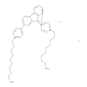 Pyridinium, 4,4'-(9-oxo-9H-fluorene-2,7-diyl)bis[1-decyl-, diiodide