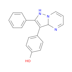 Phenol, 4-(1,3a-dihydro-2-phenylpyrazolo[1,5-a]pyrimidin-3-yl)-