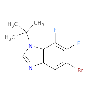 1H-苯并咪唑,5-溴-1-(1,1-二甲基乙基)-6,7-二氟-