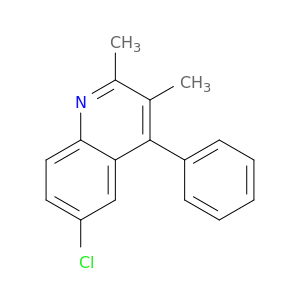 Quinoline, 6-chloro-2,3-dimethyl-4-phenyl-
