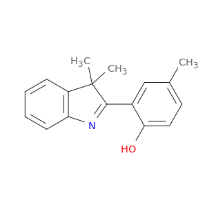 Phenol, 2-(3,3-dimethyl-3H-indol-2-yl)-4-methyl-