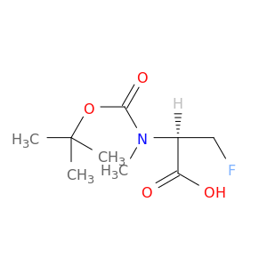 L-Alanine, N-[(1,1-dimethylethoxy)carbonyl]-3-fluoro-N-methyl-