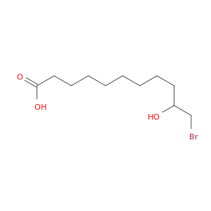 Undecanoic acid, 11-bromo-10-hydroxy-