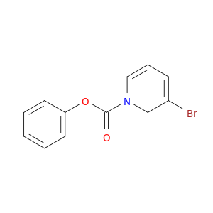 1(2H)-Pyridinecarboxylic acid, 3-bromo-, phenyl ester