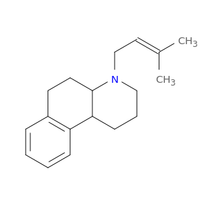Benzo[f]quinoline, 1,2,3,4,4a,5,6,10b-octahydro-4-(3-methyl-2-butenyl)-