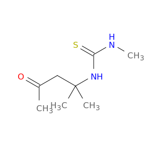 3-methyl-1-(2-methyl-4-oxo-pentan-2-yl)thiourea