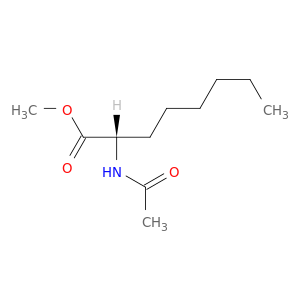 Octanoic acid, 2-(acetylamino)-, methyl ester, (S)-