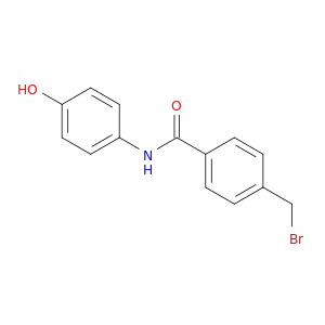 Benzamide, 4-(bromomethyl)-N-(4-hydroxyphenyl)-