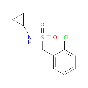 1-(2-chlorophenyl)-N-cyclopropylmethanesulfonamide