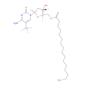 Cytidine, 2'-deoxy-5-(trifluoromethyl)-, 5'-hexadecanoate