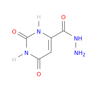 4-Pyrimidinecarboxylicacid, 1,2,3,6-tetrahydro-2,6-dioxo-, hydrazide