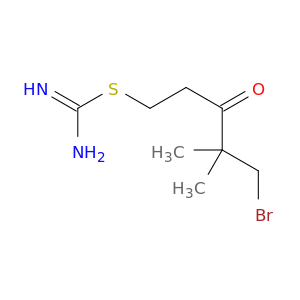 Carbamimidothioic acid, 5-bromo-4,4-dimethyl-3-oxopentyl ester