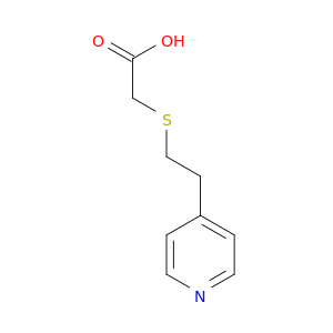 Acetic acid, [[2-(4-pyridinyl)ethyl]thio]-