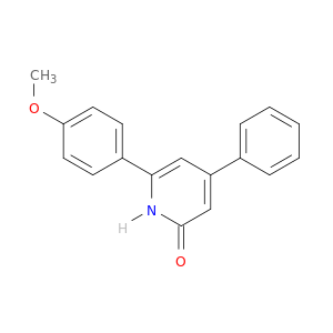 2(1H)-Pyridinone, 6-(4-methoxyphenyl)-4-phenyl-