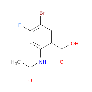 5-Bromo-2-acetamido-4-fluorobenzoic acid