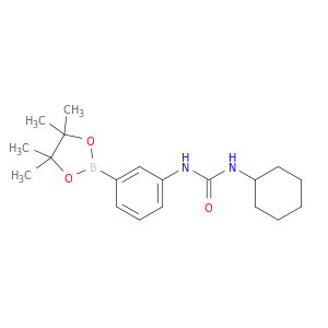 1-环己基-3-(3-(4,4,5,5-四甲基-1,3,2-二氧硼杂环戊烷-2-基)苯基)脲