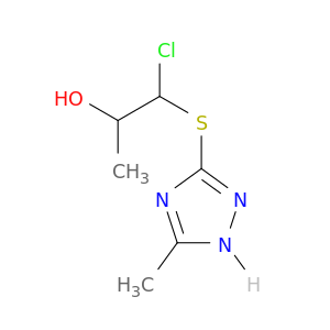 2-Propanol,1-chloro-1-[(3-methyl-1H-1,2,4-triazol-5-yl)thio]-